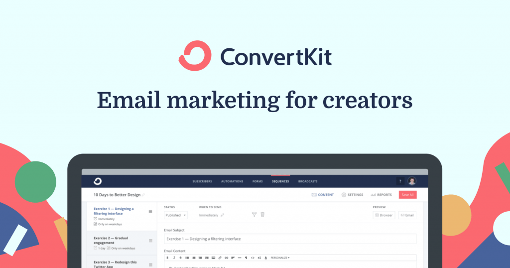 convertkit home