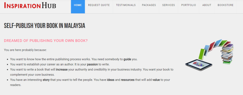 self publishing malaysia website
