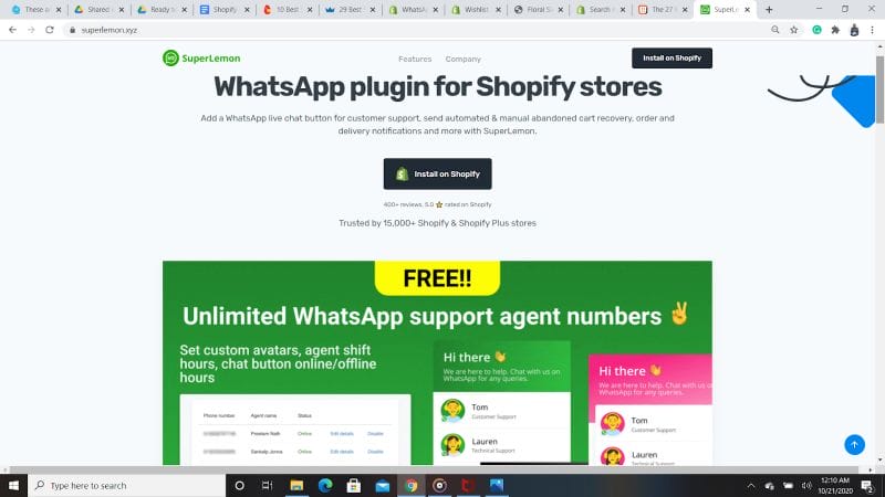 whatsapp chat app on shopify malaysia stores