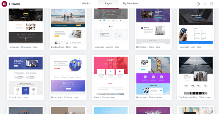 elementor landing page and squeeze page template