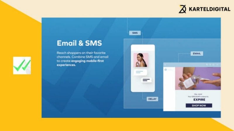 Apps Shopify Terbaik untuk Anda Guna 2 SMSBump SMS Marketing Email