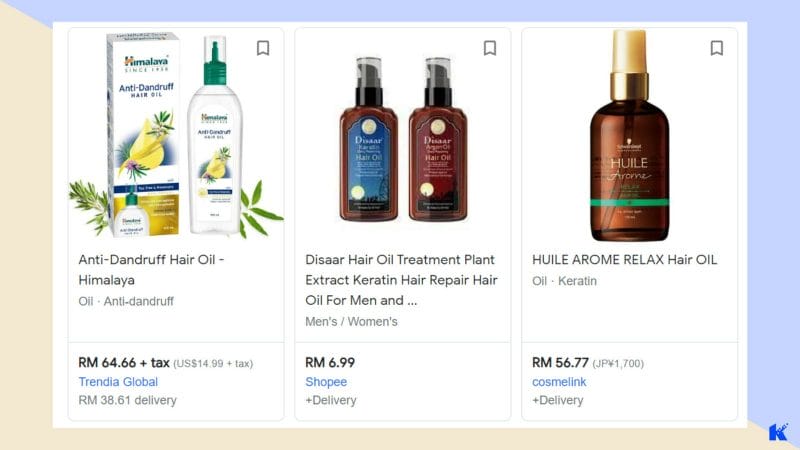 produk hot jual online latest 2023 kecantikan penjagaan hair oil