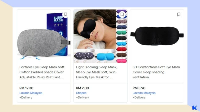produk hot jual online latest 2023 kecantikan penjagaan sleep mask