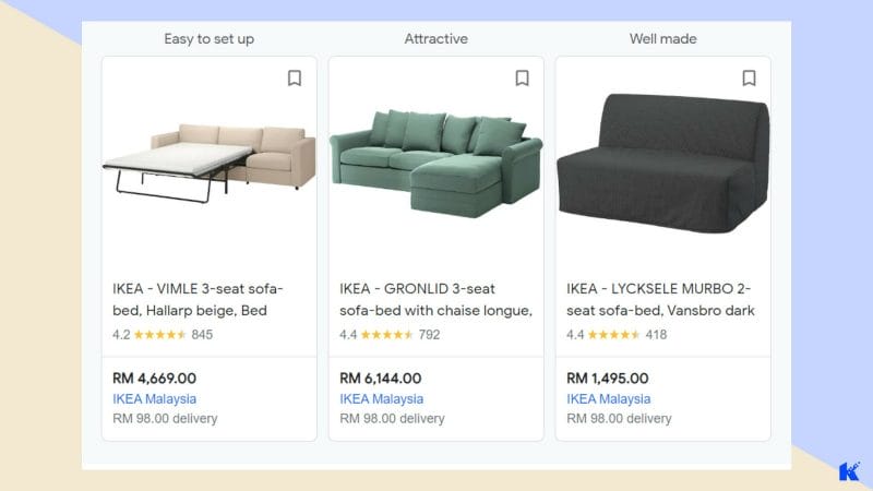 produk hot jual online latest 2023 kelengkapan rumah sofa bed