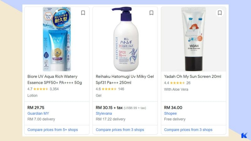 produk hot jual online latest 2023 penjagaan kulit sunscreen