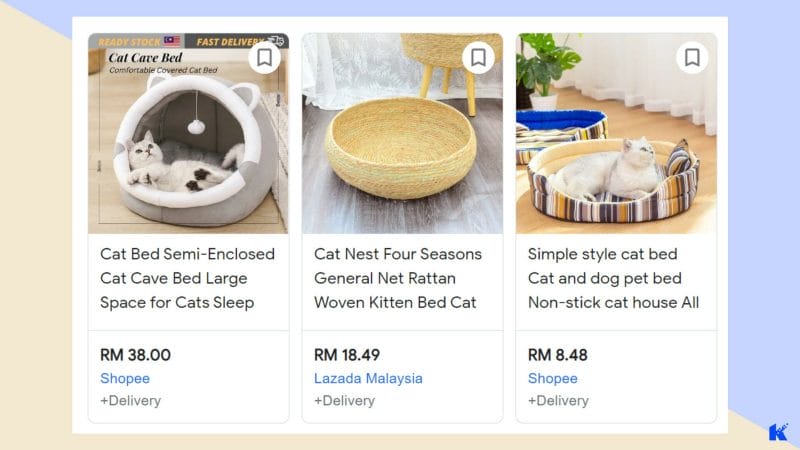 produk hot jual online latest 2023 pet haiwan peliharaan cat bed katil kucing